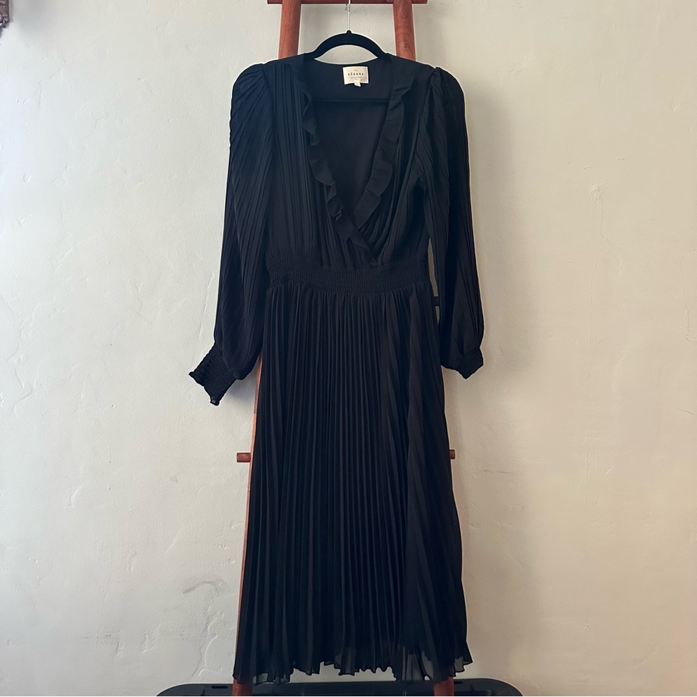 Sezane Tal Dress - Black (EUC, (FR 36 / US 4)